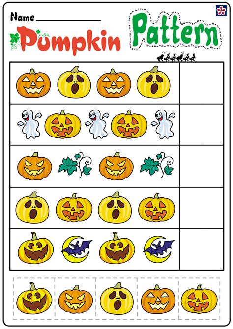 fun   pumpkin worksheets teachersmagcom