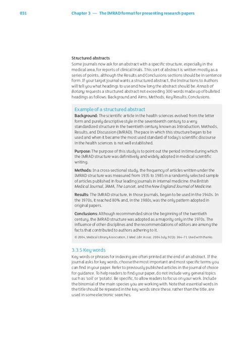 imrad format lab report