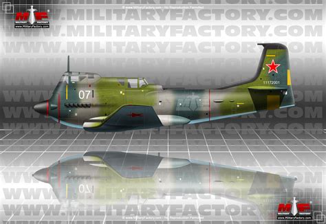 ilyushin il  ground attack prototype aircraft