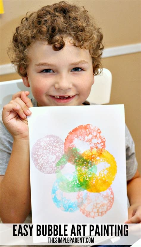 preschool bubble art  easy  colors  teletubbies  simple