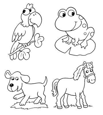 printable coloring pages  kids animal coloring pages