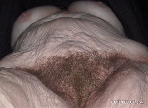 close up of wrinkled old granny pussy porned up