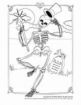Squelette Skeleton Personnages Coloriages sketch template