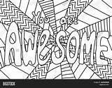 Coloring Awesome Colouring Adults Positive sketch template