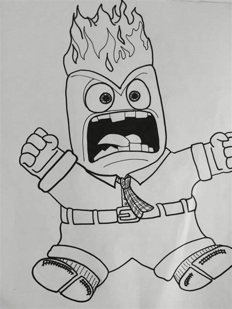 colouring page anger   character vault boy coloring pages