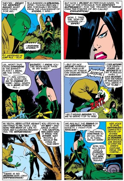 Madame Hydra Vs Viper [from Captain America 196 Tumbex