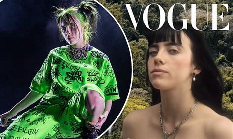 billie eilish reflects on hating herself as a teen as she appears on