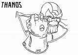 Stroy Arenda Gauntlet Thanos 출처 sketch template