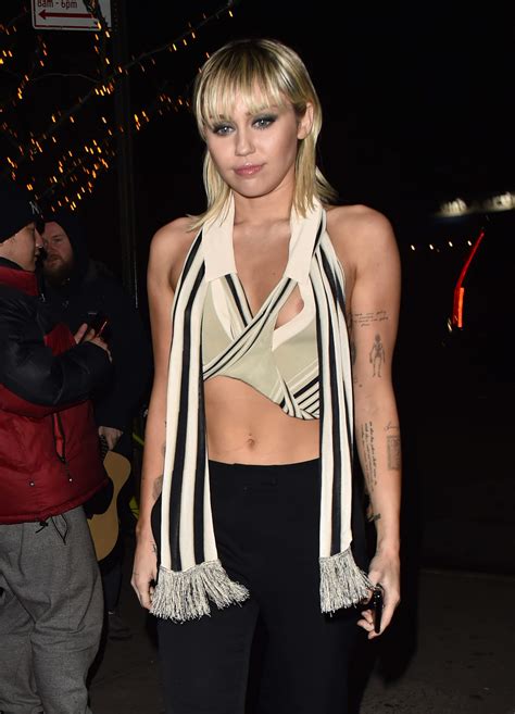Miley Cyrus Nipple Slip While Out In Nyc 2205
