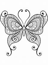 Moeilijk Vlinders Schwer Schmetterlinge Butterflies Vlinder Kleurplaten Malvorlage Stemmen Ausmalbild sketch template