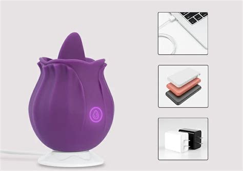 Oral Tongue Vibrator G Spot Clitoris Stimulator Sex Toy For Women