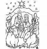 Birth Gambar Anak Mewarnai Merry Minggu Cristianos Colorear Dibujos Ages Diposting Coloringhome sketch template
