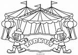 Circo Circus Zirkus Ausmalbilder Carpa Cool2bkids Printable Ringmaster Malvorlagen sketch template