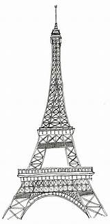 Eiffel Eiffelturm Ausmalbild Imprimer Monuments Painting Towers Coloringme Coloriages sketch template