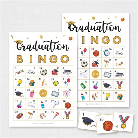 printable graduation bingo graduation party games