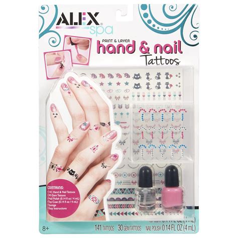 alex spa hand nail tattoos walmart canada