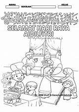 Raya Hari Mewarna Aidilfitri Kad Pertandingan Lukisan Mewarnai Turun Muat Skoloh Pekeliling Ramadhan Selamat Himpunan Pelbagai Terbesar Cepat Terhebat Sampul sketch template