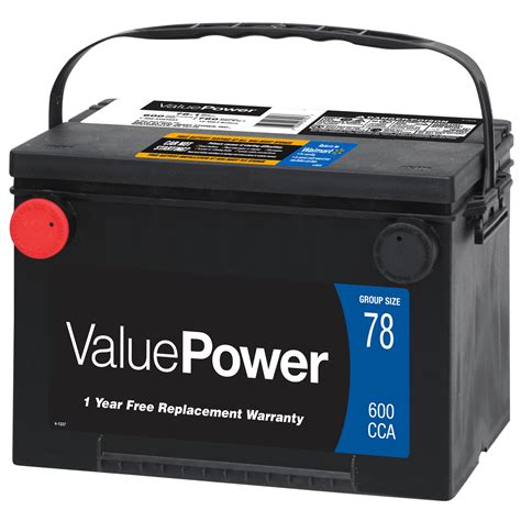 valuepower lead acid automotive battery group  walmartcom walmartcom