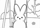 Coloring Marshmallow Peeps Pages Coloring4free Printable Category sketch template