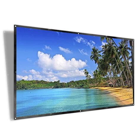 portable projection screen  hd rear front projections movies screen  indoor