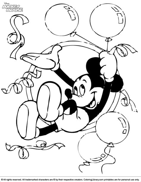 mickey mouse coloring page disney coloring pages printables mickey