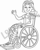 Wheelchair sketch template
