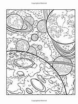 Coloring Pages Adult Space Adults Sheets Galaxy Creative Mandala Printable Detailed Books Print Kids Planète Celestial Haven Color Book Planets sketch template
