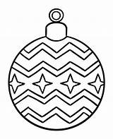 Ornaments Christmas Printable Coloring Pages Ornament Printablee Via sketch template