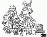 Hindu Bride Wedding Groom Indian Colouring Coloring Pages Drawing Marriage Tradition Outline Adult Adults Hinduismo Para Symbols Ceremony Traditional Card sketch template