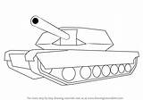 Tank Draw Simple Step Drawing Easy Army Drawings Military Kids Tutorials 3d Drawingtutorials101 Beginners Finish Tutorial Choose Board sketch template