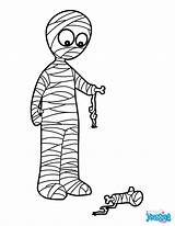 Mummy Coloring Pages Color Halloween Hellokids Print Online sketch template