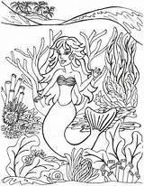 Coloring Mermaid Pages Mermaids Category Finfriends Navigation Posts sketch template