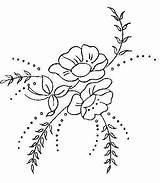 Flower Simple Embroidery Pattern Patterns Hand Flowers Drawing Designs Floral Broderie Uses Other Templates Motifs Piping Visit La Would Canalblog sketch template