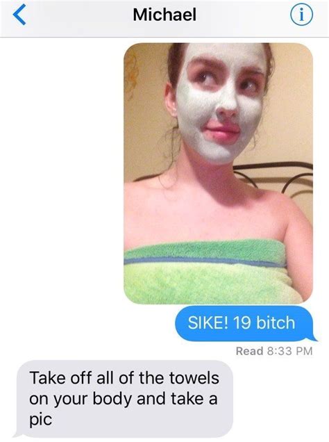 teen has the best response when guy keeps asking her for