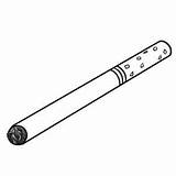 Draw Cigarette Drawing Simple Drawings Sketches Dragoart sketch template