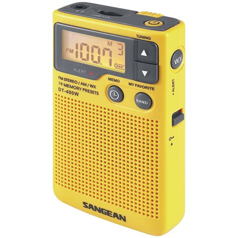 sangean dt  digital amfm pocket radio  weather alert walmartcom