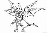 Coloriage Drago Bakugan Armes sketch template