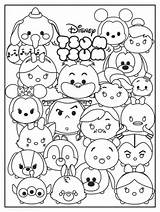 Tsum Coloring Disney Pages Printable Cute Characters Color Coloriage 18x24 Poster Movie Drawing Sheets Kids Google Imprimer Choose Getcolorings Print sketch template