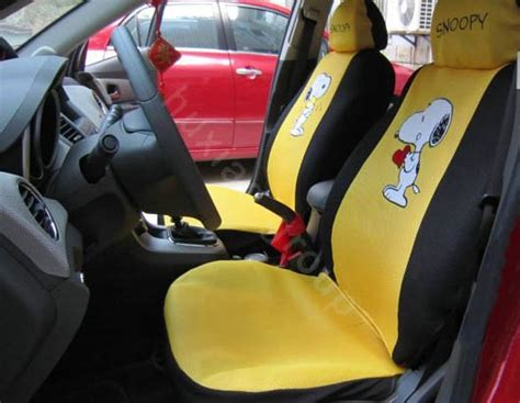 Buy Wholesale Snoopy Auto Car Front Rear Seat Covers