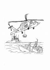 Salvataggio Colorare Missione Rettungsaktion Malvorlage Disegni sketch template
