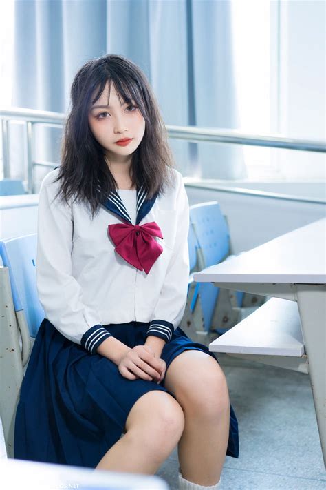 Sexy Japanese Cute Girl Uniform Stockings Slender