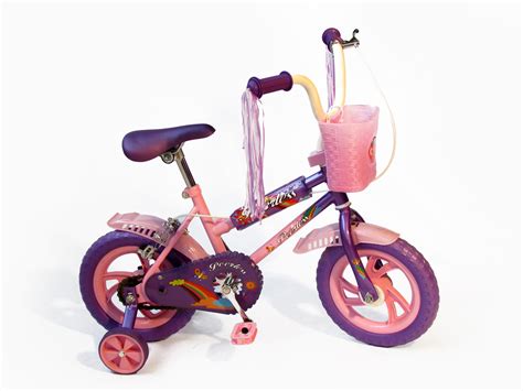 12″ Girls Bmx Bike With Training Wheels Mauve And Pink Shop Playpens
