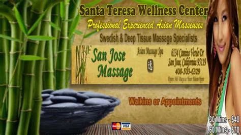 san jose massage closed massage therapy 6134 camino verde dr