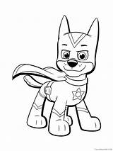Mighty Pups Patrol Paw Coloring Pages Coloring4free Printable Film Tv Related Posts sketch template