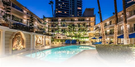 beverly hills plaza hotel spa top rated boutique hotel  rodeo drive