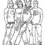 Tokio Hotel Coloring Pages Lavigne Avril sketch template