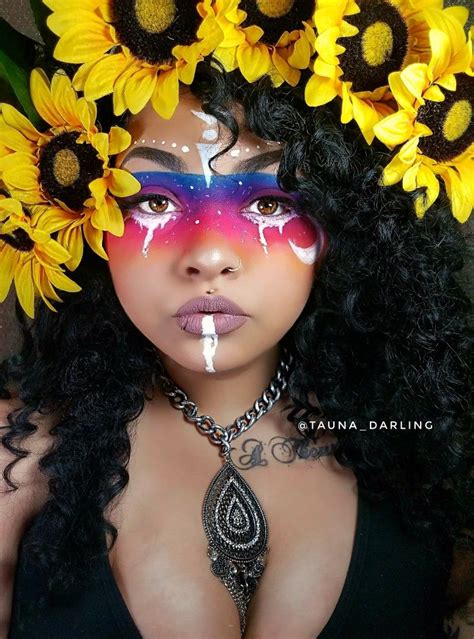 Sunflower Goddess 🌻 Tauna Darling Fantasy Makeup Body