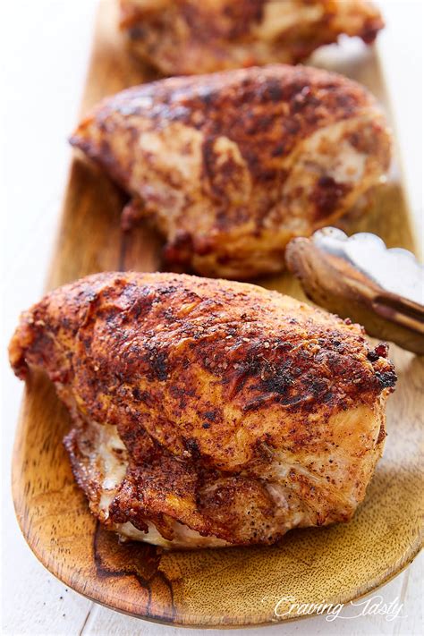 crispy oven roasted chicken breast craving tasty