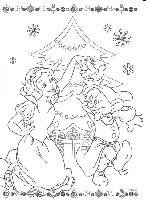 disney princess christmas coloring pages coloriage noel disney
