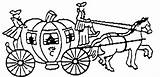 Carriage Cinderella Horse Coloring Pages Drawing Buggy Clipart Amish Princess Disney Footman Drawings Silhouette Coach Horses Getdrawings Printable Racing Driver sketch template